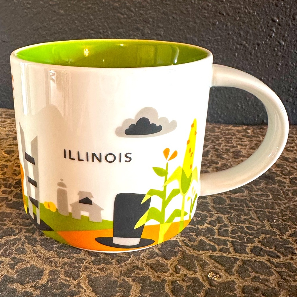 LAST CHANCE: GONE END OF JULY 14 oz Starbucks Illinois You Are Here Series EUC